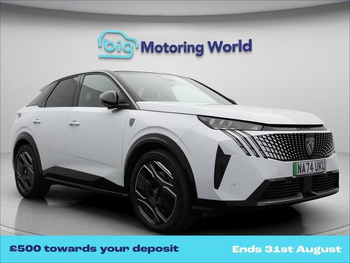 Peugeot E-3008 73kWh GT Auto 5dr