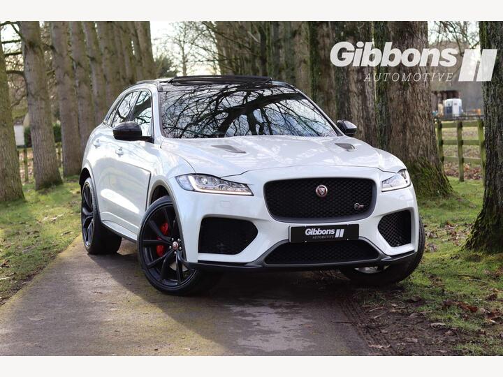Jaguar F-PACE 5.0 V8 SVR Quickshift AWD Euro 6 (s/s) 5dr Jaguar F-PACE 5.0 V8 SVR Quickshift AWD Euro 6 (s/s) 5dr