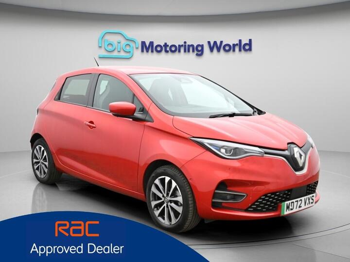 Renault Zoe R135 EV50 52kWh GT Line + Auto 5dr (Rapid Charge)