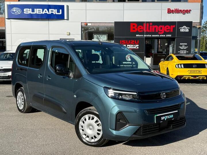 Vauxhall Combo Life Electric 52kWh Design XL MPV Auto 5dr (7.4kW Charger)