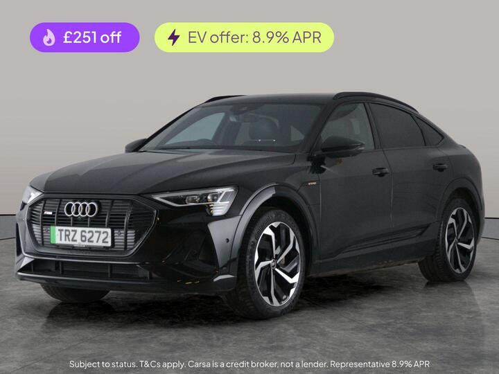 Audi E-tron 55 Black Edition Sportback Auto Quattro 5dr 95kWh (11kW Charger)