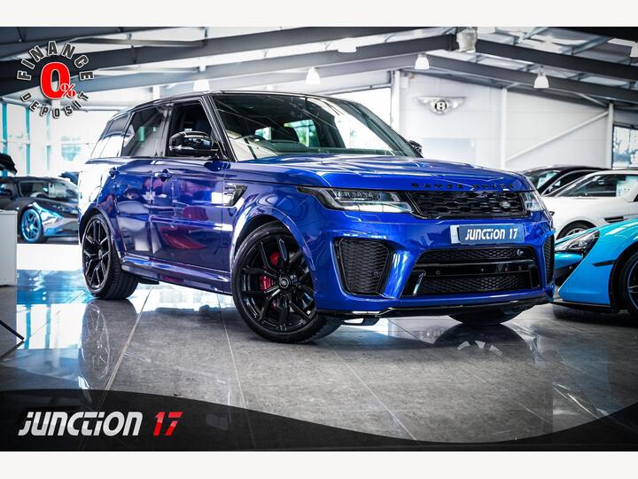 Land Rover Range Rover Sport 5.0 P575 V8 SVR Auto 4WD Euro 6 (s/s) 5dr Land Rover Range Rover Sport 5.0 P575 V8 SVR Auto 4WD Euro 6 (s/s) 5dr