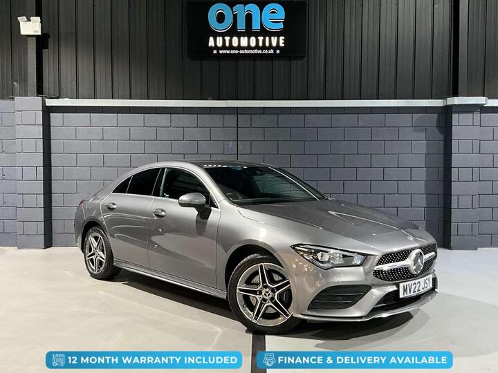 Mercedes-Benz CLA 1.3 CLA250e 15.6kWh AMG Line (Premium) Coupe 8G-DCT Euro 6 (s/s) 4dr Mercedes-Benz CLA 1.3 CLA250e 15.6kWh AMG Line (Premium) Coupe 8G-DCT Euro 6 (s/s) 4dr