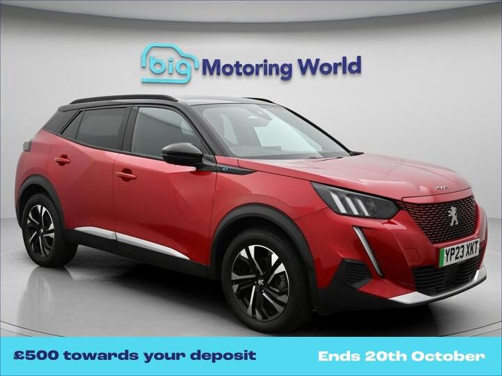 Peugeot E-2008 50kWh GT Auto 5dr (7kW Charger)
