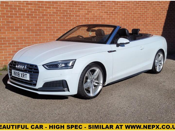Audi A5 CABRIOLET 2.0 TFSI S Line S Tronic Euro 6 (s/s) 2dr Audi A5 CABRIOLET 2.0 TFSI S Line S Tronic Euro 6 (s/s) 2dr