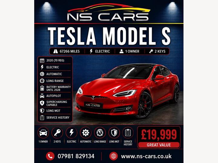 Tesla MODEL S (Dual Motor) Standard Range Auto 4WD 5dr