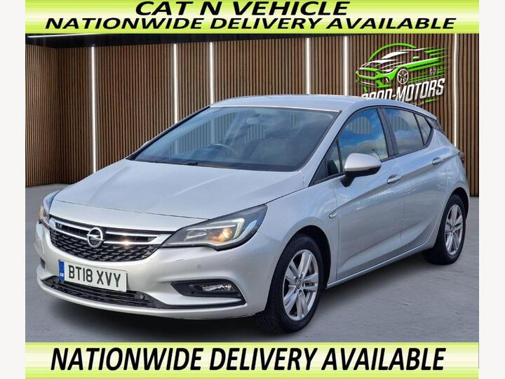 Vauxhall ASTRA 1.6 CDTi EcoTEC BlueInjection Tech Line Nav Euro 6 (s/s) 5dr