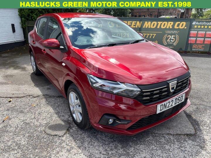 Dacia SANDERO 1.0 TCe Comfort Euro 6 (s/s) 5dr Dacia SANDERO 1.0 TCe Comfort Euro 6 (s/s) 5dr