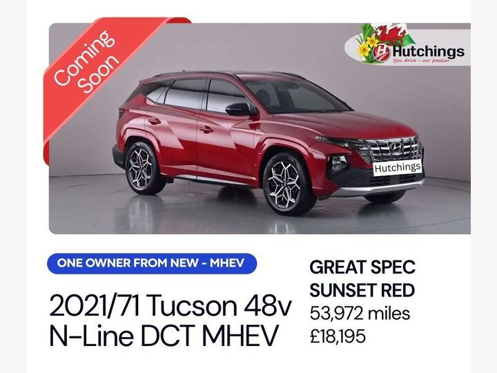 Hyundai TUCSON 1.6 T-GDi MHEV N Line DCT Euro 6 (s/s) 5dr