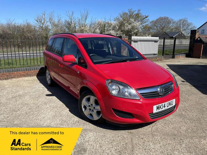 Vauxhall ZAFIRA 1.8 16V Exclusiv Euro 5 5dr
