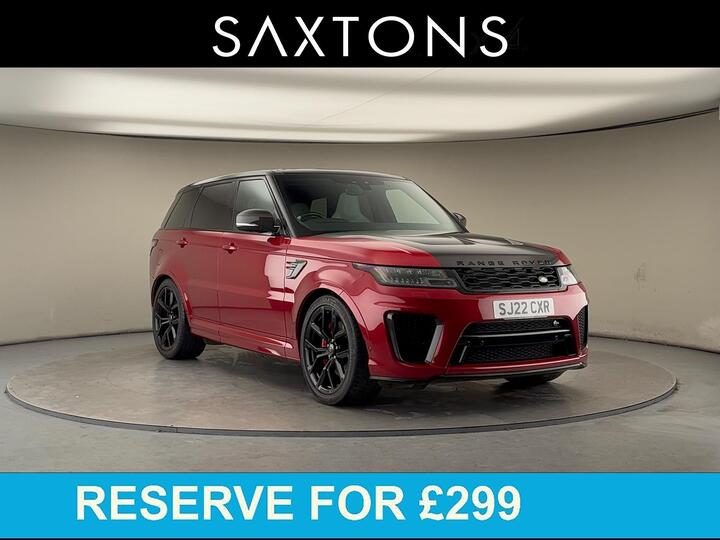 Land Rover Range Rover Sport 5.0 P575 V8 SVR Carbon Edition Auto 4WD Euro 6 (s/s) 5dr