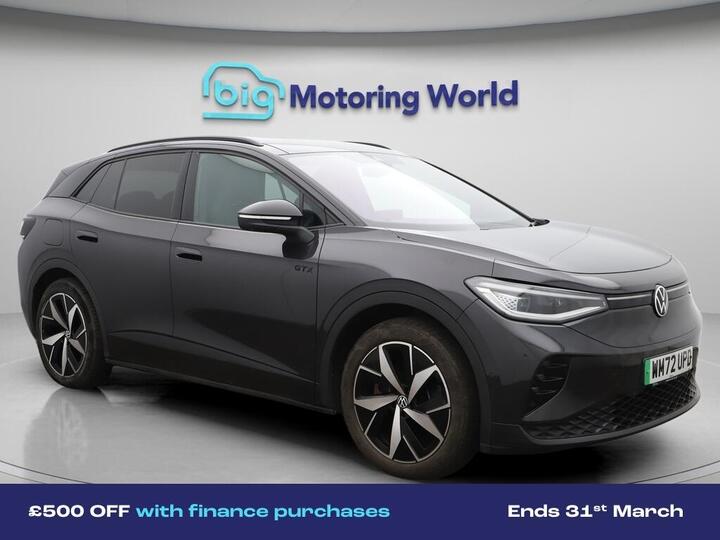 Volkswagen ID.4 77kWh GTX Max Auto 4Motion 5dr Volkswagen ID.4 77kWh GTX Max Auto 4Motion 5dr