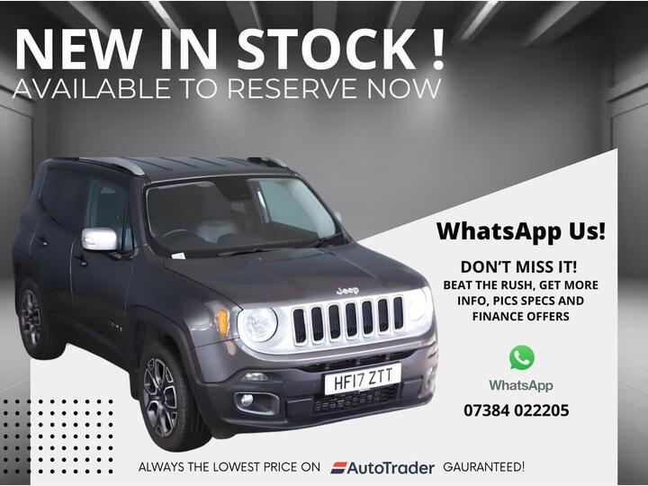 Jeep Renegade 2.0 MultiJetII Limited Auto 4WD Euro 6 (s/s) 5dr