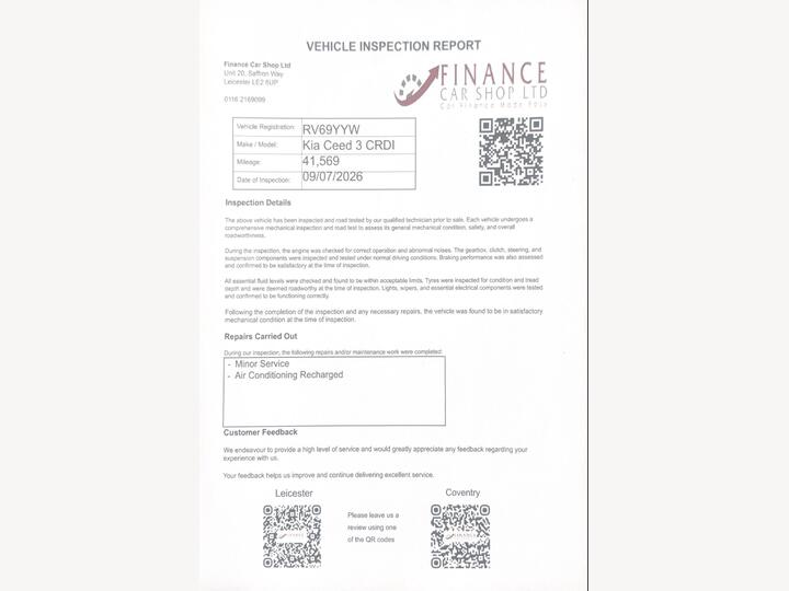 Kia Ceed 1.6 CRDi 3 Sportswagon DCT Euro 6 (s/s) 5dr