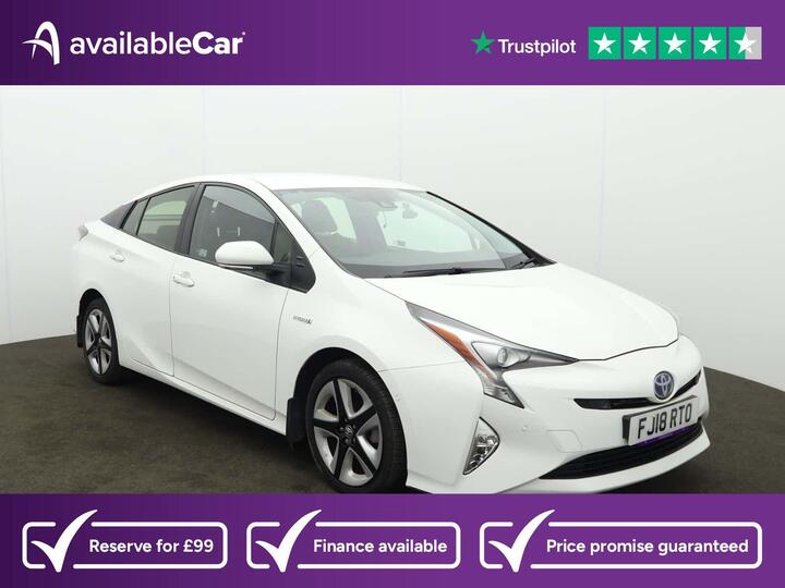 Toyota Prius 1.8 VVT-h Excel CVT Euro 6 (s/s) 5dr (15in Alloy)