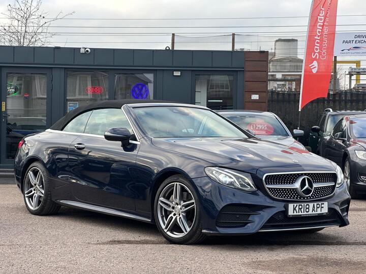 Mercedes-Benz E Class 2.0 E220d AMG Line (Premium) Cabriolet G-Tronic+ Euro 6 (s/s) 2dr