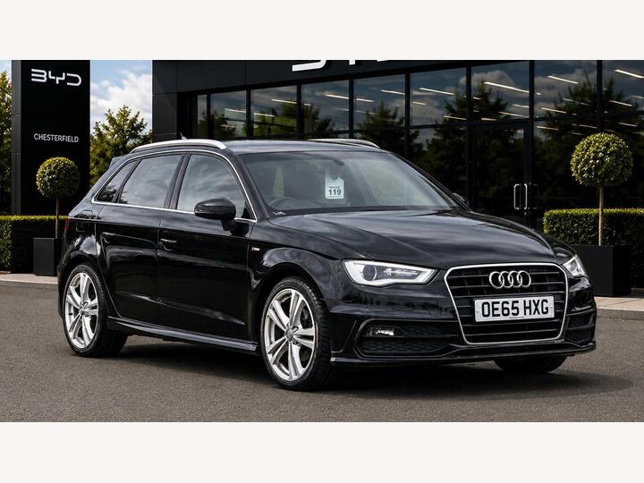 Audi A3 DIESEL SPORTBACK 1.6 TDI S Line Sportback Euro 6 (s/s) 5dr (Nav)