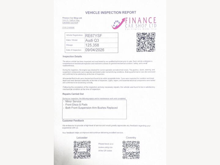 Audi Q3 1.4 TFSI CoD S Line Edition Euro 6 (s/s) 5dr