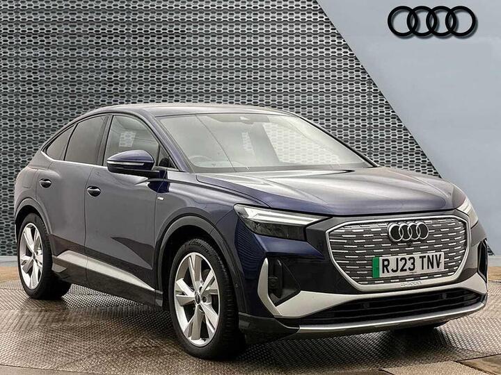 Audi Q4 E-tron Sportback 35 S Line Sportback Auto 5dr 55kWh Audi Q4 E-tron Sportback 35 S Line Sportback Auto 5dr 55kWh
