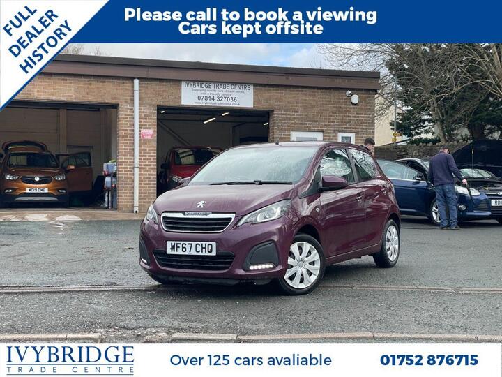 Peugeot 108 1.0 Active 2 Tronic Euro 6 5dr Peugeot 108 1.0 Active 2 Tronic Euro 6 5dr