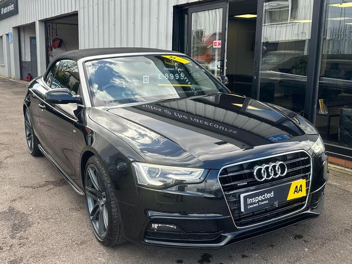 Audi A5 Cabriolet 3.0 TDI V6 S Line Special Edition S Tronic Quattro Euro 5 (s/s) 2dr Audi A5 Cabriolet 3.0 TDI V6 S Line Special Edition S Tronic Quattro Euro 5 (s/s) 2dr
