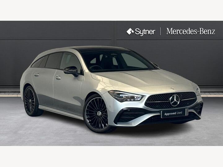 Mercedes-Benz CLA 1.3 CLA180h MHEV AMG Line (Premium Plus) Shooting Brake 7G-DCT Euro 6 (s/s) 5dr Mercedes-Benz CLA 1.3 CLA180h MHEV AMG Line (Premium Plus) Shooting Brake 7G-DCT Euro 6 (s/s) 5dr