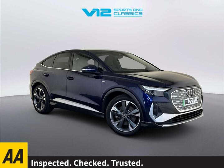 Audi Q4 E-tron 50 S Line Sportback Auto Quattro 5dr 82kWh