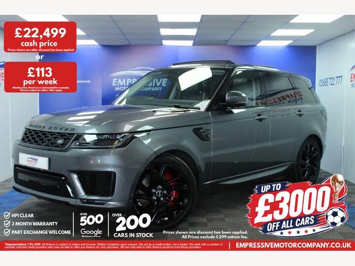 Land Rover RANGE ROVER SPORT 2.0 P400e 13.1kWh HSE Dynamic Auto 4WD Euro 6 (s/s) 5dr