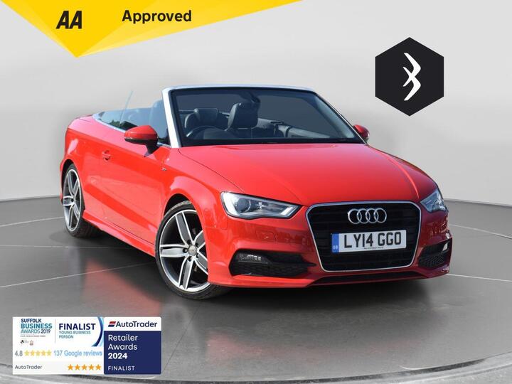 Audi A3 CABRIOLET 1.4 TFSI CoD S Line S Tronic Euro 6 (s/s) 2dr