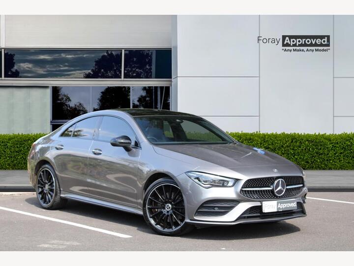 Mercedes-Benz CLA Class 1.3 CLA250e 15.6kWh AMG Line Night Edition (Premium Plus) Coupe 8G-DCT Euro 6 (s/s) 4dr Mercedes-Benz CLA Class 1.3 CLA250e 15.6kWh AMG Line Night Edition (Premium Plus) Coupe 8G-DCT Euro 6 (s/s) 4dr