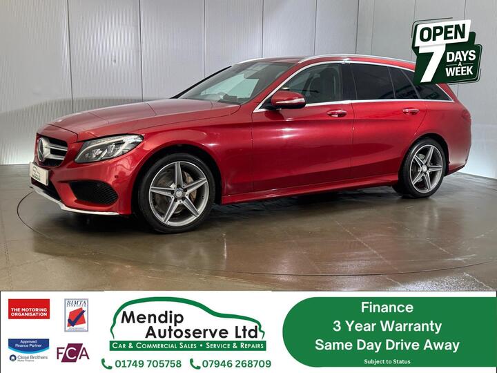 Mercedes-Benz C Class 2.0 C200 AMG Line (Premium) Estate 5dr Petrol 7G-Tronic+ Euro 6 (s/s) (184 Ps)