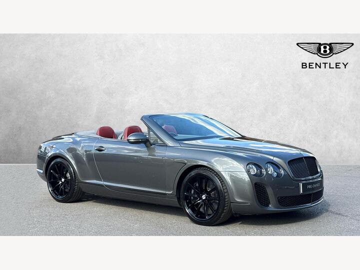 Bentley Continental Supersports 6.0 FlexFuel GTC Supersports Auto 4WD Euro 5 2dr