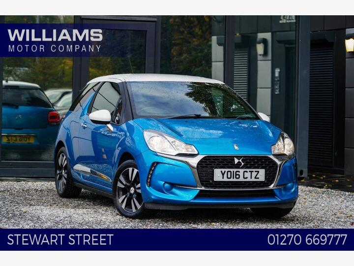 DS AUTOMOBILES DS 3 1.2 PureTech Chic Euro 6 3dr DS AUTOMOBILES DS 3 1.2 PureTech Chic Euro 6 3dr