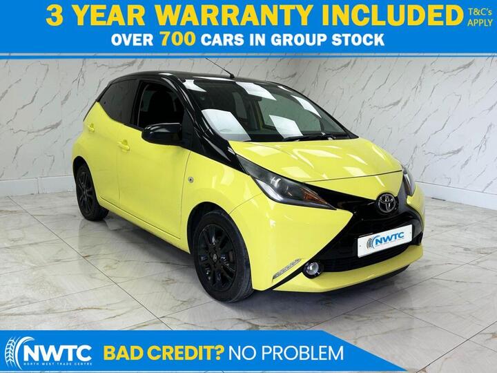 Toyota AYGO 1.0 VVT-i X-cite 3 Yellow Bi-Tone Euro 6 5dr