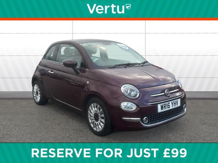 Fiat 500 1.2 Lounge Euro 6 (s/s) 3dr