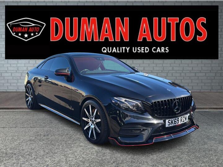Mercedes-Benz E-CLASS 3.0 E450 V6 AMG Line (Premium Plus) G-Tronic+ 4MATIC Euro 6 (s/s) 2dr Mercedes-Benz E-CLASS 3.0 E450 V6 AMG Line (Premium Plus) G-Tronic+ 4MATIC Euro 6 (s/s) 2dr
