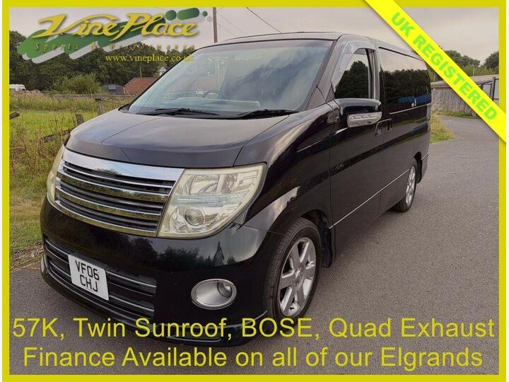 Nissan ELGRAND 3.5 Highway Star, Auto, 8 Seats + FINANCE AT Www.vineplace.co.uk +