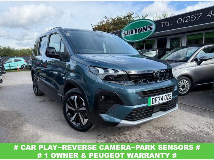 Peugeot E-Rifter 52kWh GT Standard MPV Auto 5dr (7.4kW Charger) Peugeot E-Rifter 52kWh GT Standard MPV Auto 5dr (7.4kW Charger)