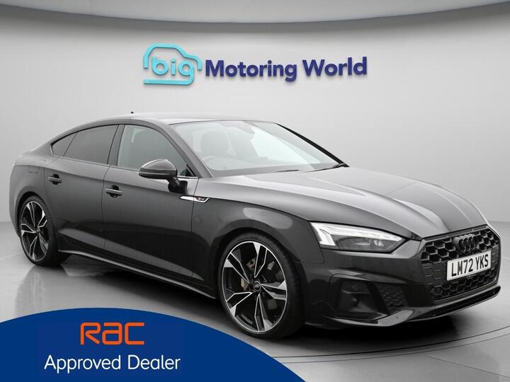 Audi A5 2.0 TFSI 40 Black Edition Sportback S Tronic Euro 6 (s/s) 5dr