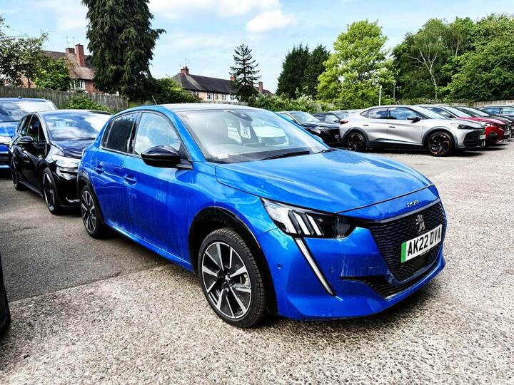 Peugeot E-208 50kWh GT Auto 5dr (7kW Charger)