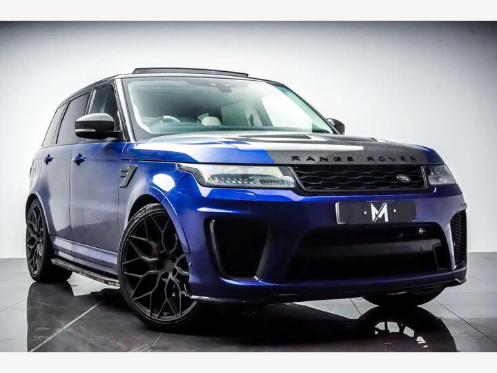 Land Rover RANGE ROVER SPORT 5.0 P575 V8 SVR Auto 4WD Euro 6 (s/s) 5dr Land Rover RANGE ROVER SPORT 5.0 P575 V8 SVR Auto 4WD Euro 6 (s/s) 5dr
