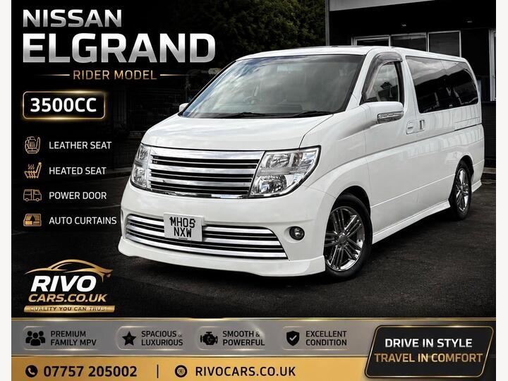 Nissan Elgrand MPV 3.5 RIDER AUTECH LEATHER POWER DOOR