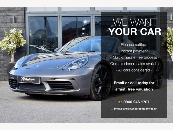 Porsche 718 Boxster 2.0T PDK Euro 6 (s/s) 2dr Porsche 718 Boxster 2.0T PDK Euro 6 (s/s) 2dr