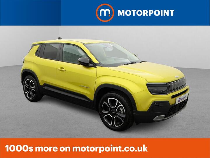 Jeep Avenger 54kWh Summit Auto 5dr Jeep Avenger 54kWh Summit Auto 5dr
