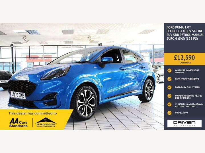 Ford PUMA 1.0T EcoBoost MHEV ST-Line Euro 6 (s/s) 5dr