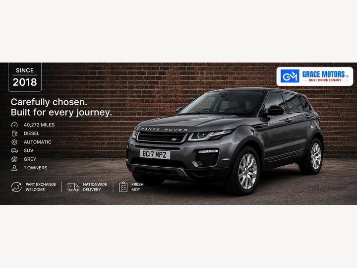 Land Rover Range Rover Evoque 2.0 TD4 SE Tech Auto 4WD Euro 6 (s/s) 5dr