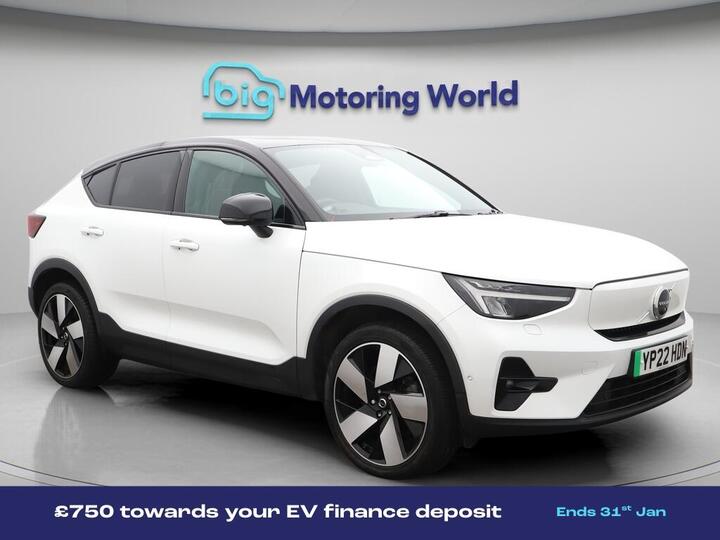 Volvo C40 Twin Recharge 78kWh Ultimate Auto AWD 5dr