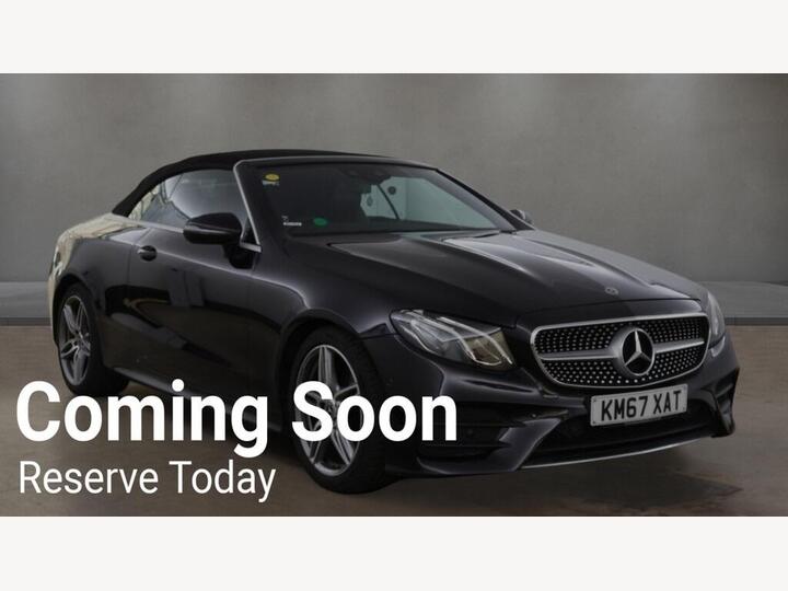 Mercedes-Benz E Class 2.0 E220d AMG Line Cabriolet G-Tronic+ Euro 6 (s/s) 2dr