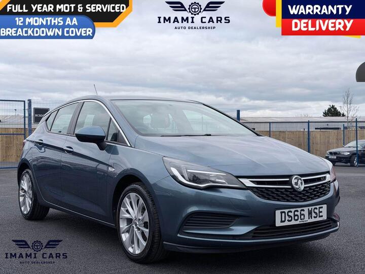 Vauxhall Astra 1.0i Turbo EcoFLEX Design Euro 6 (s/s) 5dr