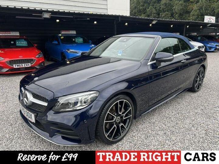 Mercedes-Benz C CLASS 1.5 C200 MHEV AMG Line (Premium Plus) Cabriolet G-Tronic+ Euro 6 (s/s) 2dr